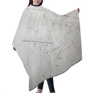 Personality  Scratched Metal Hair Cutting Cape
