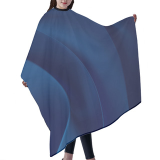 Personality  Elegant Blue Metallic Background Hair Cutting Cape