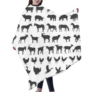 Personality  Big Collection Of Farm Animals Hair Cutting Cape