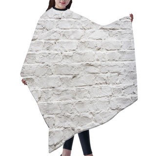 Personality  Old White Brick Wall Background Hair Cutting Cape