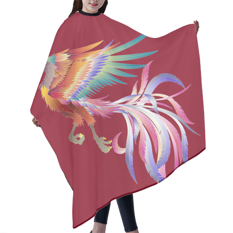 Personality  Illustration Of The Chinese PhoenixI Designed A Chinese Phoenix Hair Cutting Cape