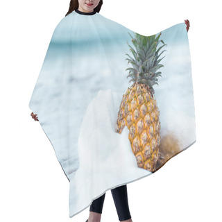 Personality  Pineapple In Spray Waves Hair Cutting Cape