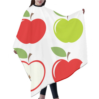 Personality  Set Of Apples Hair Cutting Cape