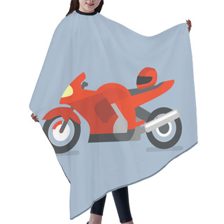 Personality  Motorcycle  Illustration Icon Hair Cutting Cape