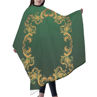 Personality  Vector Baroque Of Vintage Elements For Design.  Hair Cutting Cape