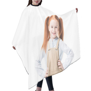 Personality  Adorable Little Girl  Hair Cutting Cape
