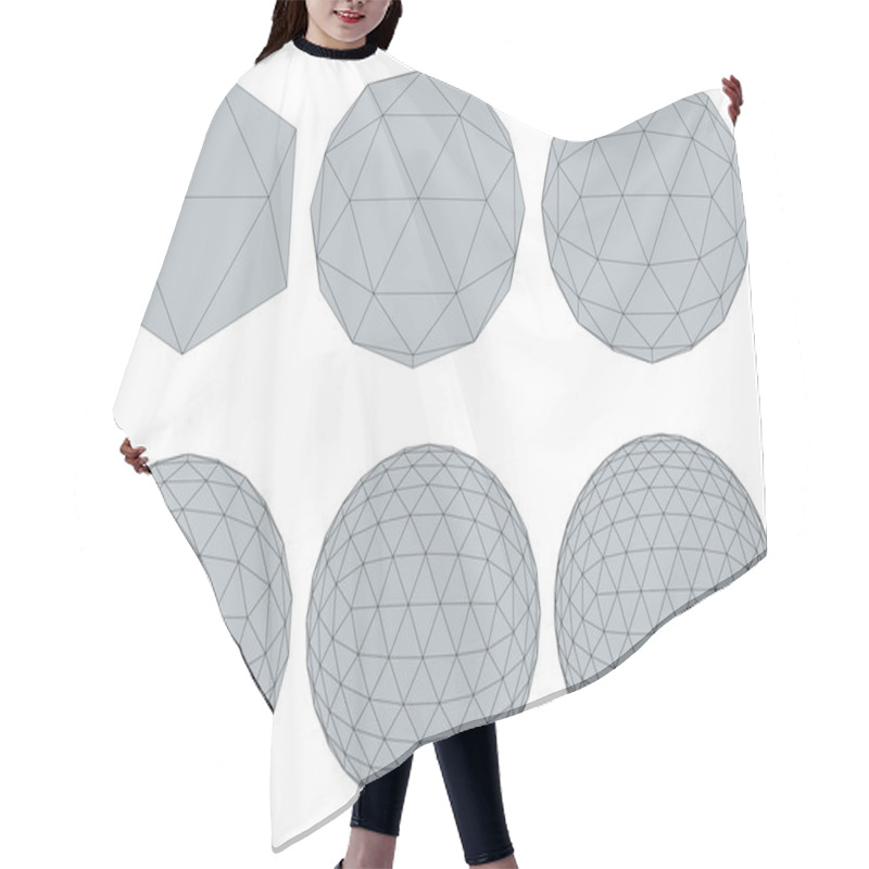 Personality  Set With Spheres Hair Cutting Cape