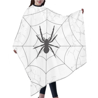 Personality  Spider On Web Hair Cutting Cape