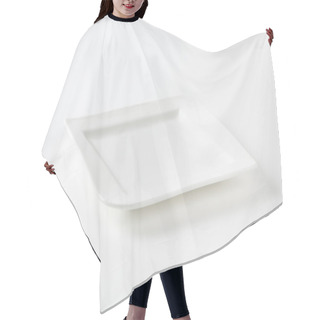 Personality  Square Dinner Plate Hair Cutting Cape