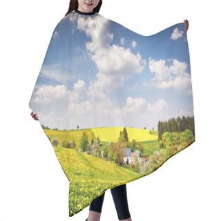 Personality  Beautiful Countryside Landscape Hair Cutting Cape