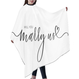 Personality  Will You Marry Us. Bridesmaid Ask Card, Wedding Invitation, Bridesmaid Party Gift Ideas, Wedding Card Hair Cutting Cape