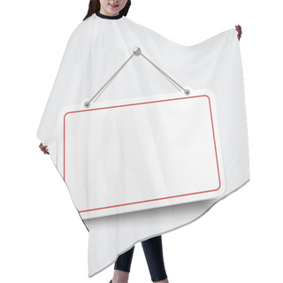 Personality  Blank Hanging Sign Hair Cutting Cape