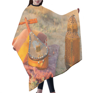 Personality  African Instrument Hair Cutting Cape