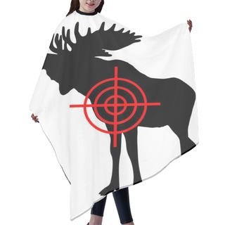 Personality  Moose Crosshair Hair Cutting Cape