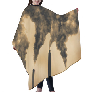 Personality  Global Warming Factory Emissions Pollution Hair Cutting Cape