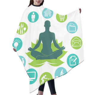 Personality  Relax By Yoga Hair Cutting Cape