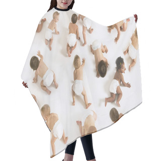 Personality  Large Group Of Babies Montage Hair Cutting Cape