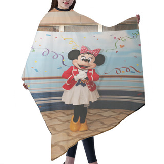 Personality  ORLANDO - FEB 3: Minnie Mouse Appears For The Departing Of The Hair Cutting Cape