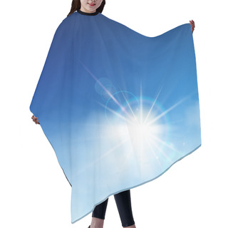 Personality  Bright Blue Sky Hair Cutting Cape