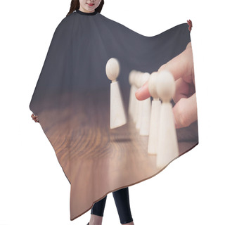Personality  Dismissing And Get Sacked Concept Hair Cutting Cape