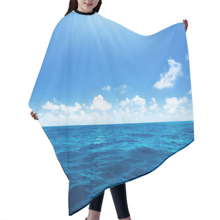 Personality  Perfect Sky And Water Of Indian Ocean Hair Cutting Cape