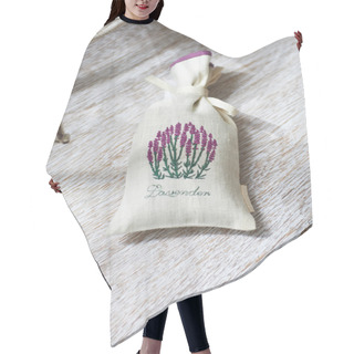 Personality  Lavendre Sewed Bag Hair Cutting Cape