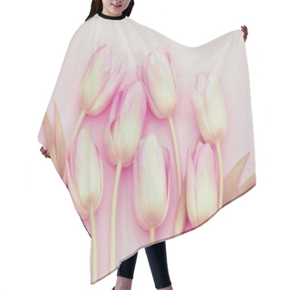 Personality  Beautiful Spring Tulips Petals, Spring Flowers Hair Cutting Cape