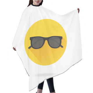 Personality  Sunglasses Hair Cutting Cape