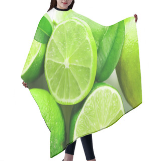 Personality  Sliced Fresh Limes Hair Cutting Cape