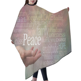 Personality  Words Of Peace Hair Cutting Cape