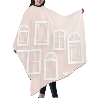 Personality  Windows House Set Hair Cutting Cape