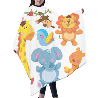 Personality  Cute Animal Collection Hair Cutting Cape