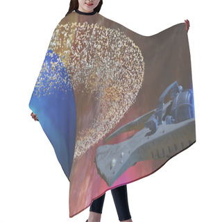 Personality  Planet Asteroids Hair Cutting Cape