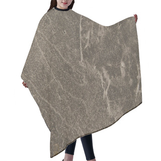 Personality  Grey Stone With Streaks, Textured Background, Top View Hair Cutting Cape