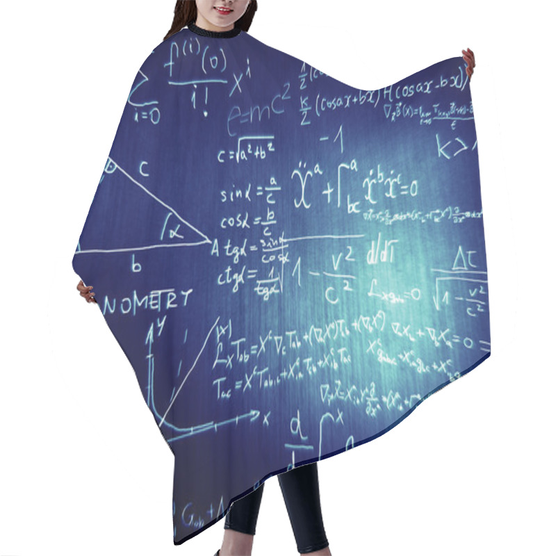 Personality  Science Mathematics Physics Illustration 05 Hair Cutting Cape