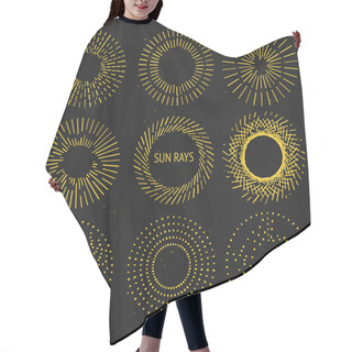 Personality  Sun Rays Set Hair Cutting Cape