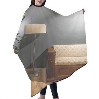 Personality  Lamp By Vintage Style Sofa In Cozy Room Hair Cutting Cape