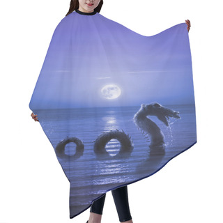 Personality  Scary Loch Ness Monster Hair Cutting Cape