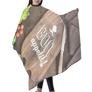 Personality  Vegetables With Cutting Board  Hair Cutting Cape
