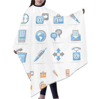 Personality  Business, Office And Internet Icons Hair Cutting Cape