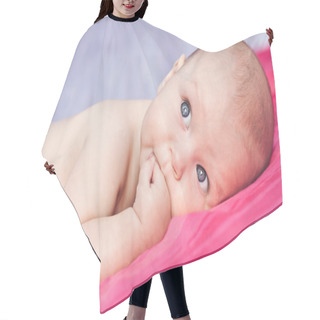 Personality  Cute Happy Baby Hair Cutting Cape