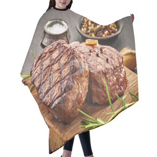 Personality  Grilled Beef Steaks Hair Cutting Cape