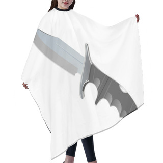 Personality  Knife Hair Cutting Cape