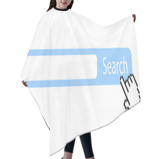 Personality  Search Bar Hair Cutting Cape