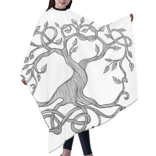 Personality  Celtic Tree Of Life Hair Cutting Cape