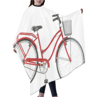 Personality  Red Bicycle Hair Cutting Cape