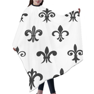 Personality  Royal Lily Hair Cutting Cape