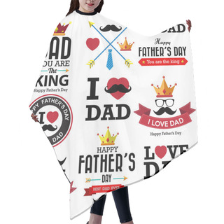 Personality  Happy Fathers Day Hair Cutting Cape
