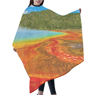 Personality  Grand Prismatic Spring Yellowstone Hair Cutting Cape