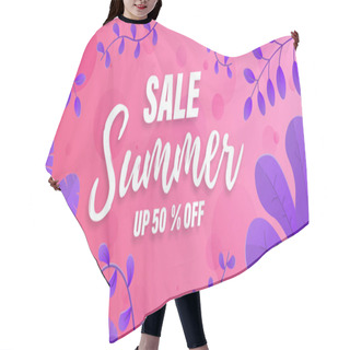Personality  Summer Time Background Hair Cutting Cape